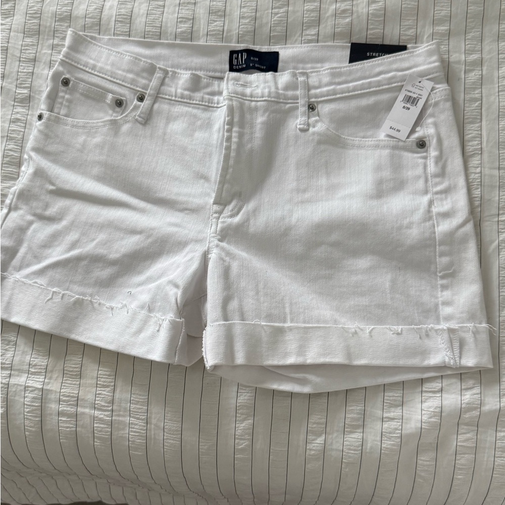 GAP Women's Crisp White Jean Shorts